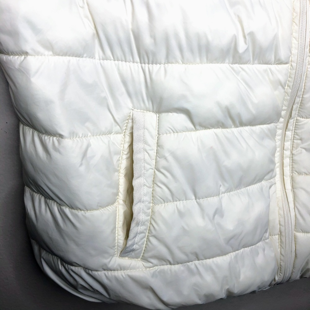 💍 Xersion Cream Puffy Vest Pockets Plus Size 2X - Picture 5 of 7